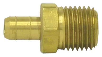 .375" Tube To 3/8" Male Pipe Ring-Barb Connector Fitting | 968-8C Tectran 1
