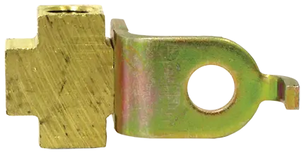 3/16" Inverted Flare Fittings Tee With Bracket (Pack Of 5) | 47812 Tectran 1
