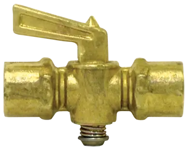 3/8" Female Pipe Ground Plug Shutoff Cock (Pack Of 5) | 2103C Tectran 1
