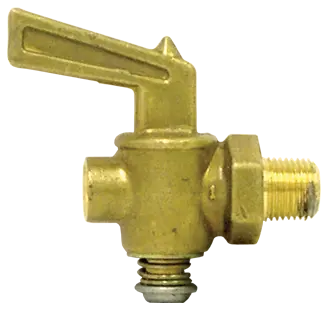 1/8" Ground Plug Shutoff Drain Cock | 241A Tectran 1
