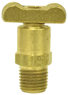 3/8" Pipe Needle Seat Ground Plug Shutoff Drain Cock | 242C Tectran 1