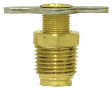 Ground Plug External Seat Shutoff Drain Cock | Tectran 108-2 1