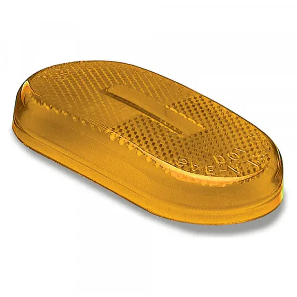4" Amber Two-Bulb Oval Clearance Marker Replacement Lens | Grote 90203 1