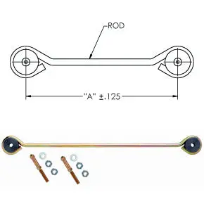 4.5" Fixed Loop Linkage | Haldex 90554729 1