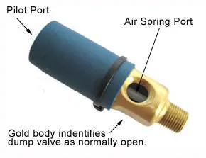 1/8" Npt Height Control Valve Dump Valve | Haldex 90554335 1