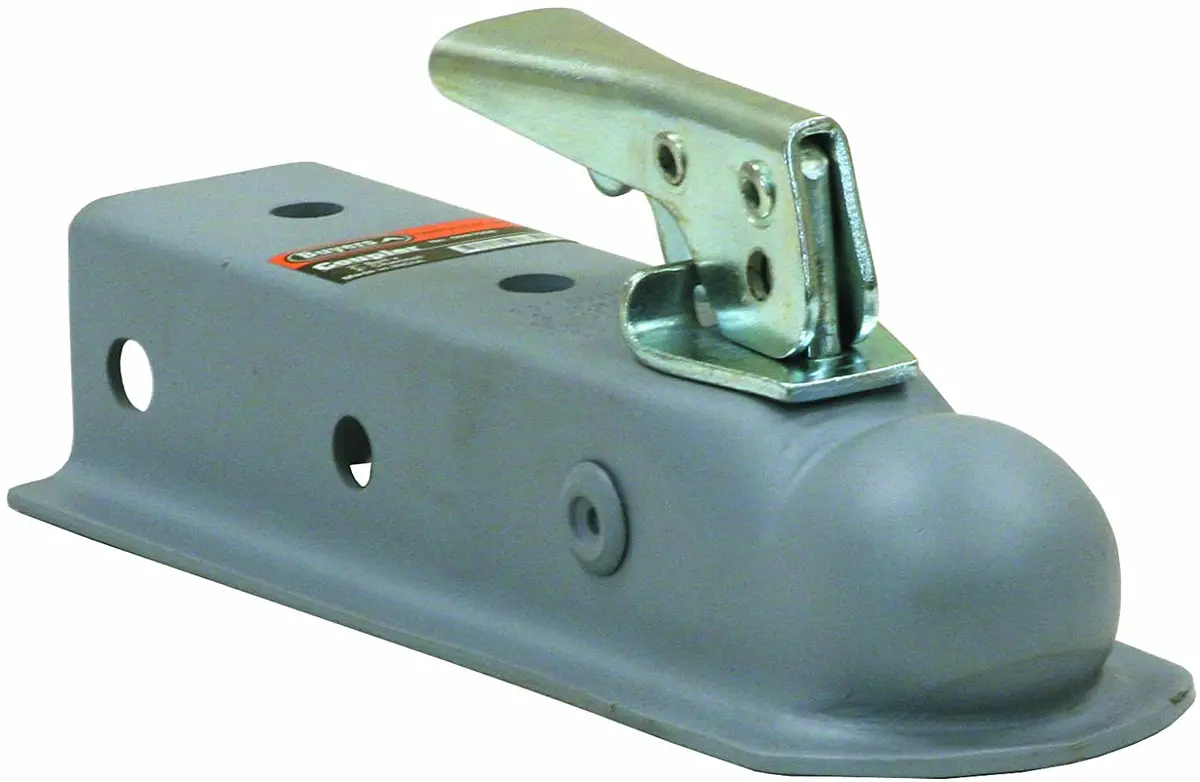 Trailer Steel Straight Tongue Coupler 2" Channel X 2" Ball | 91058 Buyers Products 1