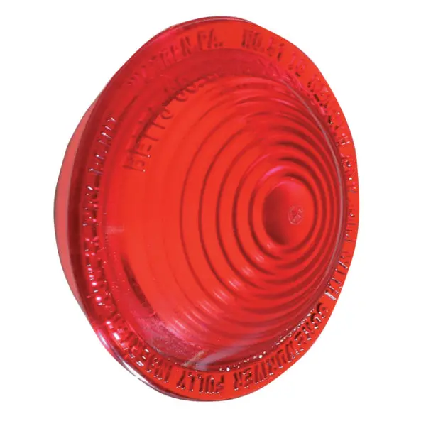 Shallow Red Polycarbonate Lens | 920109 Betts Lighting 1