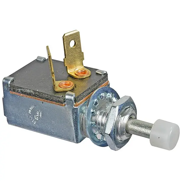 Brass Tin-Plated Push Pull Switch | 9212Bx Cole Hersee 1