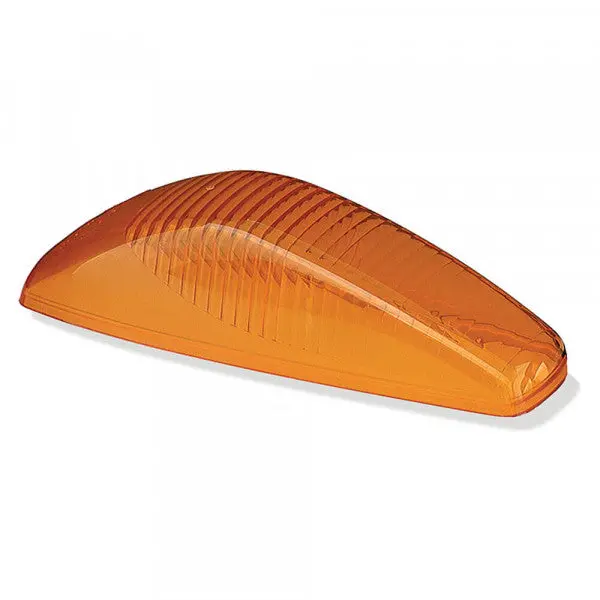 Small Amber Aerodynamic Cab Clearance Marker Replacement Lens | Grote 92183 1