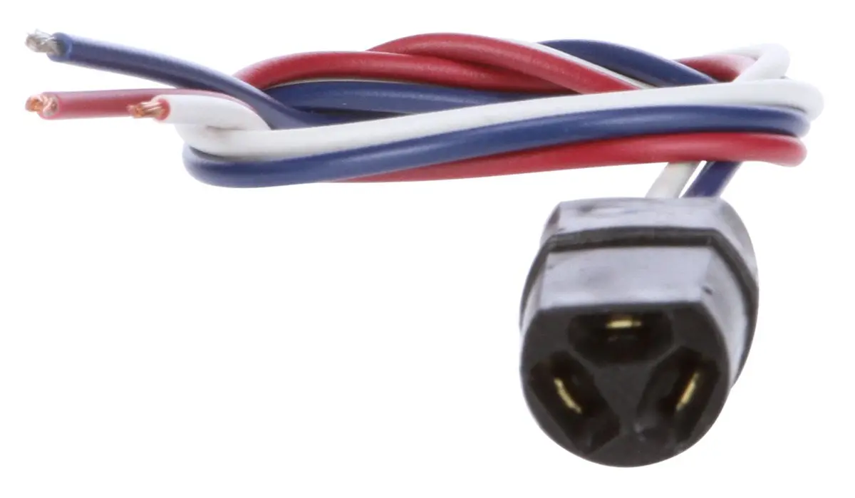 Signal-Stat 14" Turn Signal 18 Gauge Gpt Wire, 3 Blade Terminal | Truck-Lite 9260 1