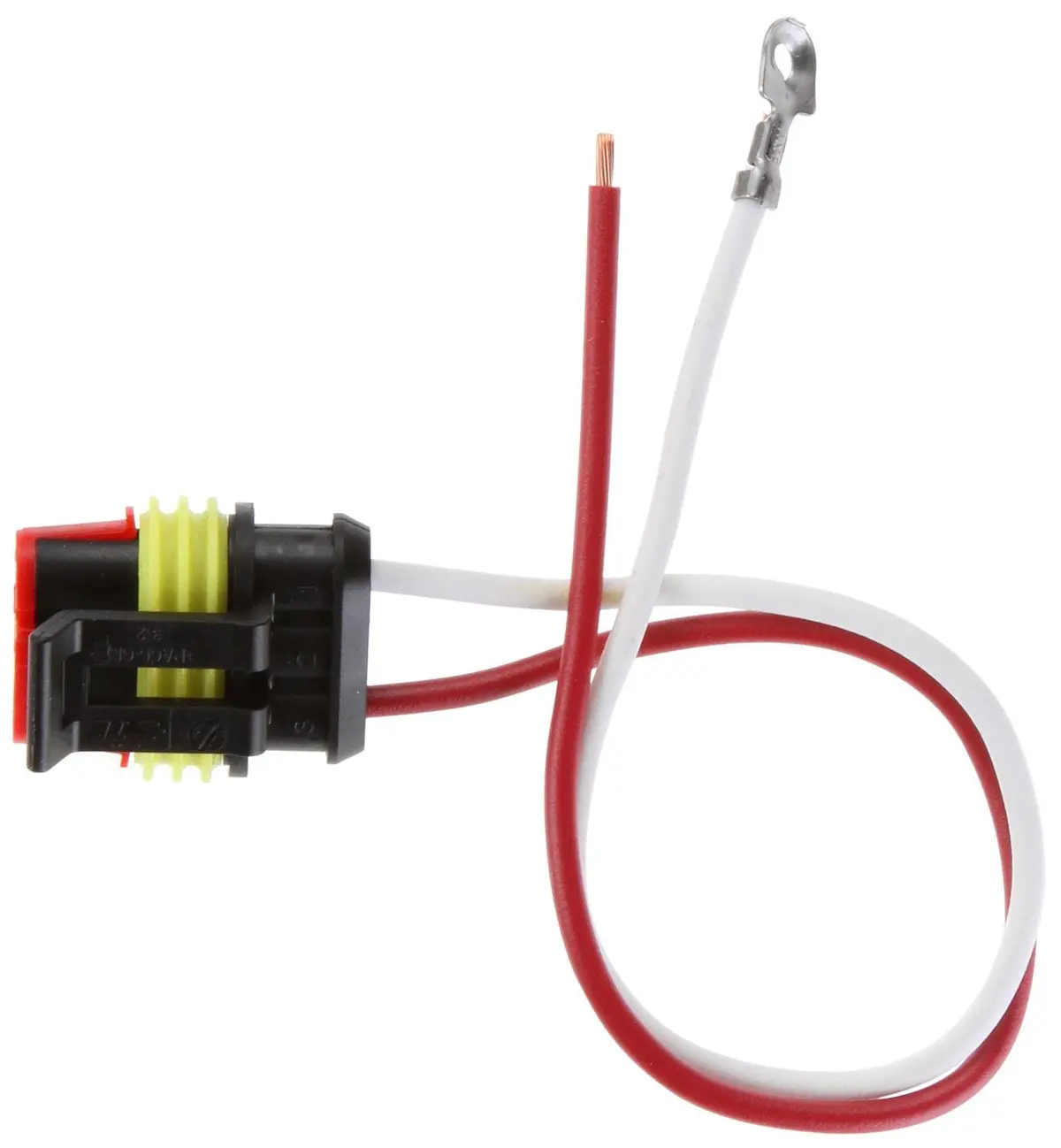 8" 16 Gauge Gpt Wire, Fit 'N Forget S.S. & Stripped End/Ring Terminal | Truck-Lite 94759 1