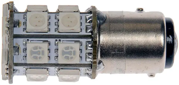 Industry Standard Red #1157 Led Replacement Bulb, Bayonet Base (Pair Pack) | Grote 94812-4 1
