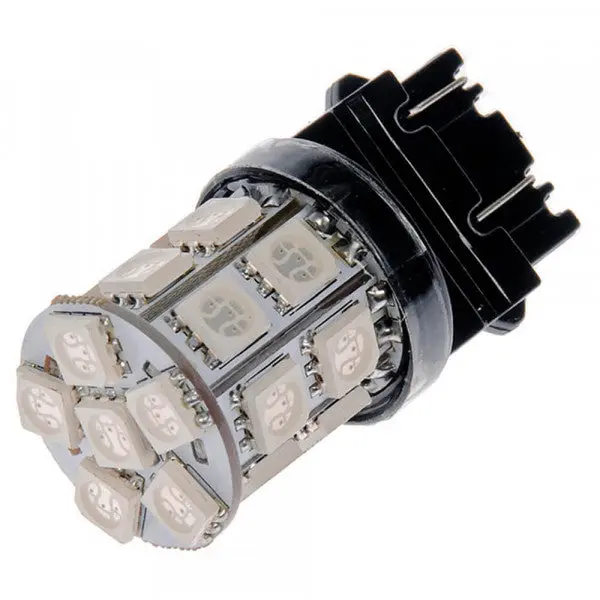 Industry Standard Red #3157 Led Replacement Bulb, Wedge Base (Pair Pack) | Grote 94852-4 1