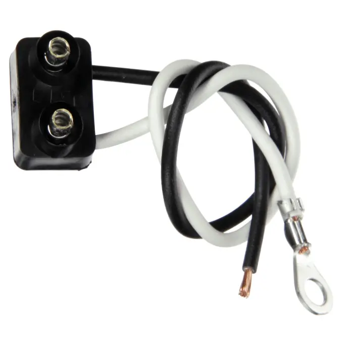 16 Gauge Right Angle 6.5" Marker Clearance Plug, Stripped End/Ring Terminal | Truck-Lite 94924 1