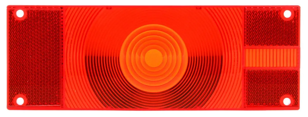 Signal-Stat Red Rectangular Acrylic Replacement Lens | Truck-Lite 9676 1