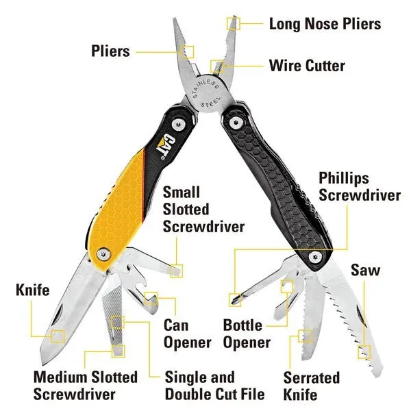 13-In-1 Aluminum Multi-Function Tool | 980048 Cat Merchandise 1