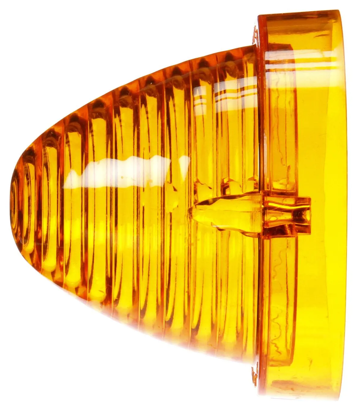 Yellow 4" Round Beehvie Replacement Lens For M/C Lights | Truck-Lite 99066Y 1