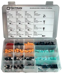 Wire Terminal Assortment Professional Parts Kit | Cab19 Tectran 1