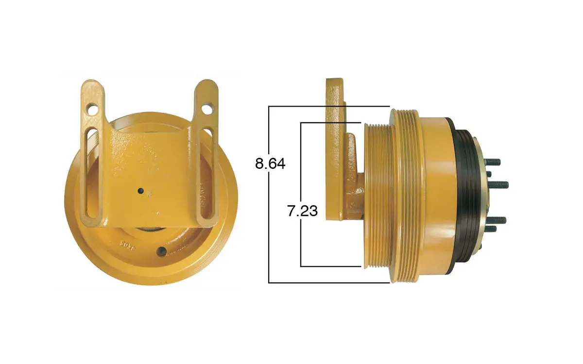 Fan Clutch Assembly For Caterpillar C15 Acert & C16 Acert, Remanfuactured | Kit Masters 99346 1