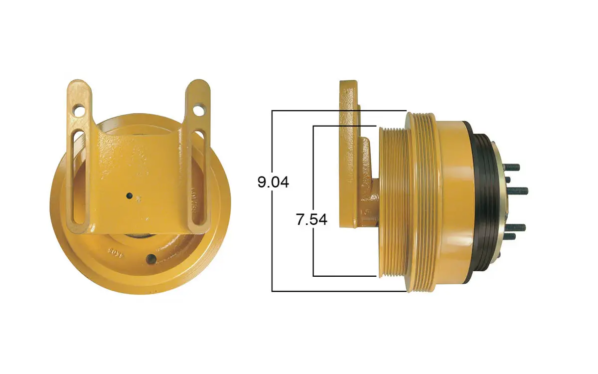 Fan Clutch Assembly For Caterpillar C15 Acert & C16 Acert, Remanfuactured | Kit Masters 99360 1
