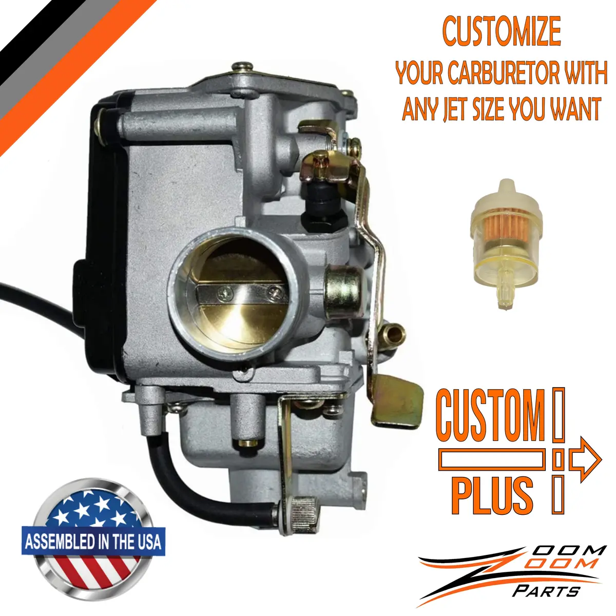 Custom Plus Carburetor For 1985 1986 H0nda Atc 350 X Atc350cx 1