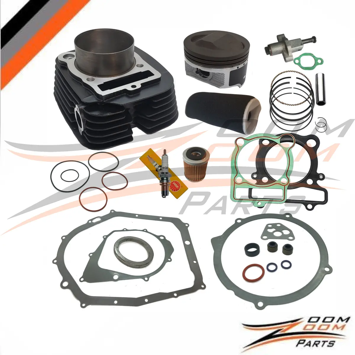 1987 - 2004 Yamaha Warrior 350 Yfm 350 Big Bore Kit 366Cc Complete Rebuild Set 1