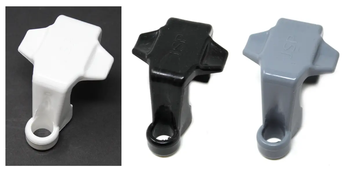Plastic Pontoon Boat Square Rail Fender Adjuster Hanger Clip - Pick A Pack - Color & Quantity 1