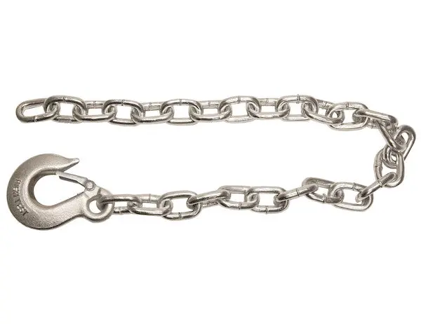 3/8X22 Inch Class 4 Trailer Safety Chain With 1 Inch Forged Slip Hook-30 Proof | Buyers Products B03822sc 1