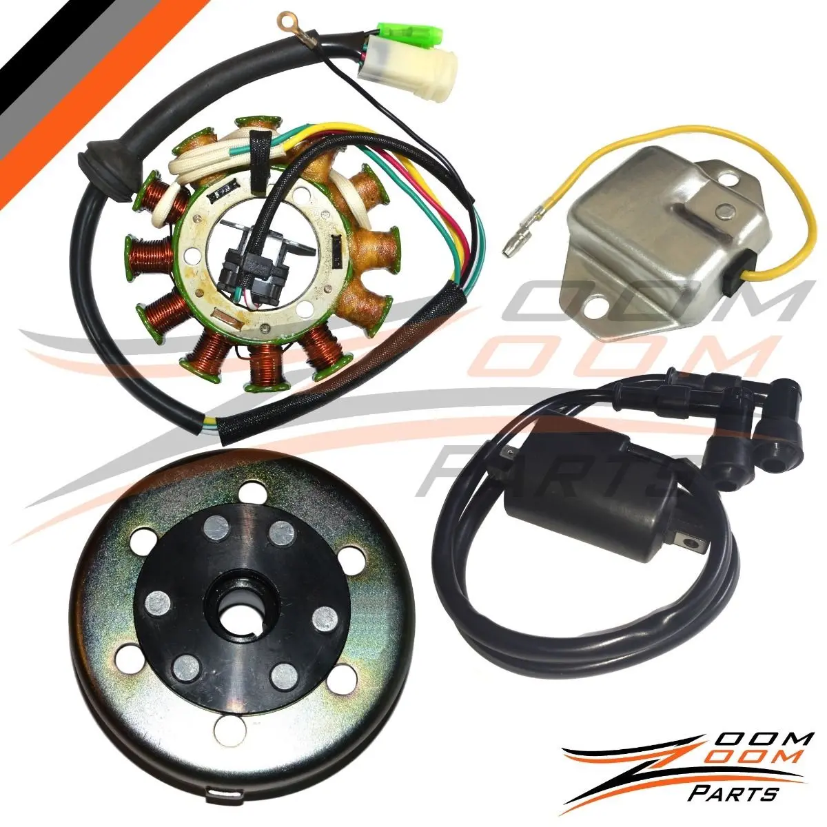 Stator Regulator Ignition Coil Flywheel Fits Yamaha Banshee 350 Yfz350 1987-1994 Free Fedex 2 Day Shipping 1
