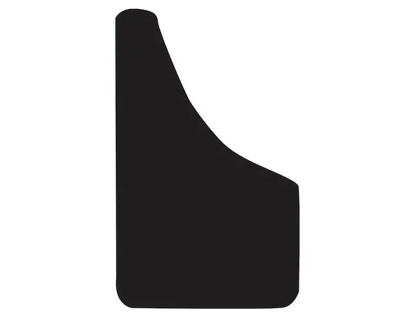 Thermo Flex Fender Guard Black Mudflaps 10X18 Inch | Buyers Products B1018ppb 1