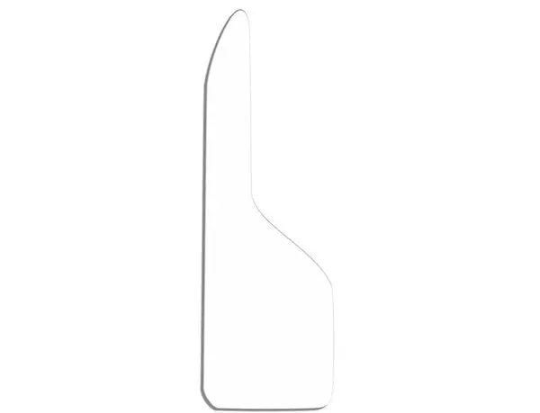 Thermo Flex Fender Guard White Mudflaps 12X37 Inch | Buyers Products B1237ppw 1