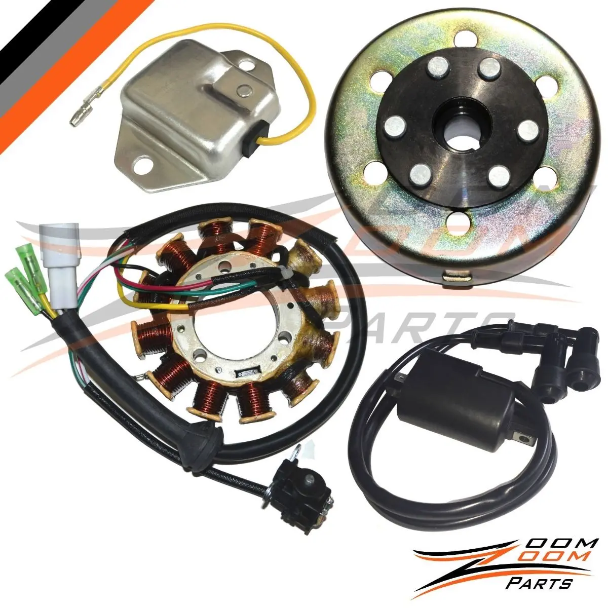 Stator Regulator Ignition Coil Flywheel Fits Yamaha Banshee 350 Yfz350 1995-2006 Free Fedex 2 Day Shipping 1
