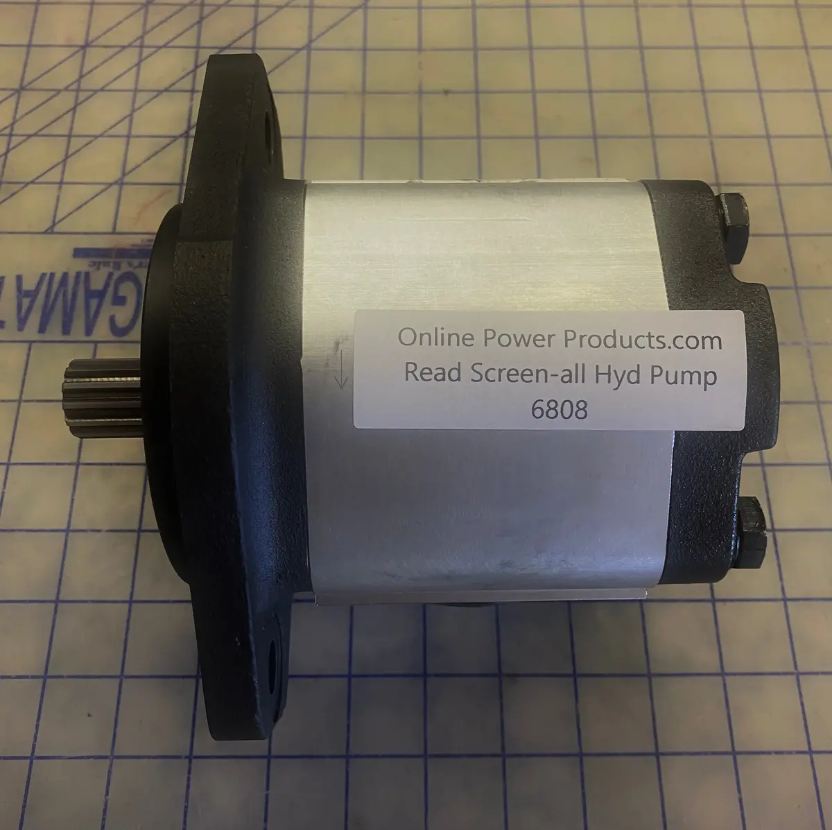 6808 Hydraulic Pump, Used On The Read Screen-All Screeners, Model Rd-90. Superseded Part Number Was 10379 1