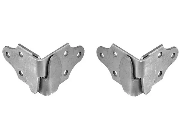 Plain Corner Stake Rack Connector Set | Buyers Products B2591b 1