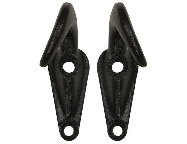 Black Powder Coated Drop Forged Towing Hook Pairs | Buyers Products B2800ab 1