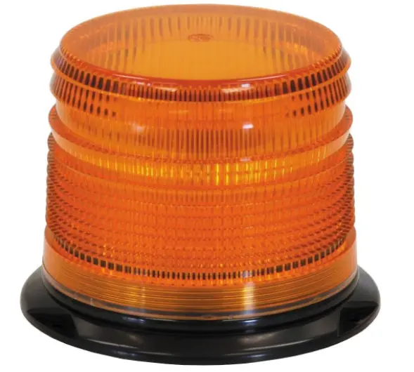 4 Inch Amber Strobe Light With Permanent Mount | B745229t Buyers Products 1