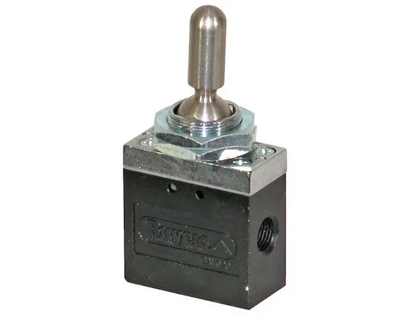 Neutral Lockout Toggle 3-Position Detented Valve Only For Hoist Applications, Tailgate Cylinders, Air Valves, Pumps | Bav020td Buyers Products 1