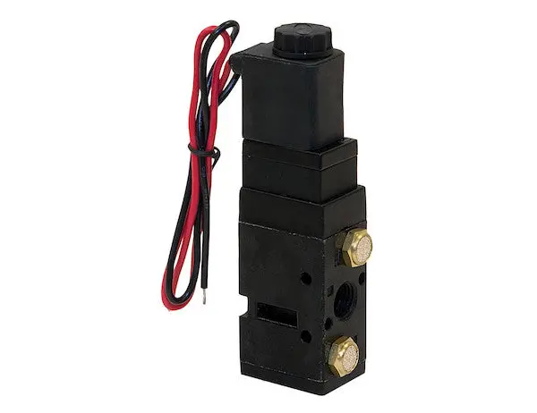 4-Way 2-Position Solenoid Air Valve Wtih Five 1/4" Npt Ports For Tailgate Cylinder Applications, Air Compression Applications, Pneumatic Operations | Bav050sa Buyers Products 1