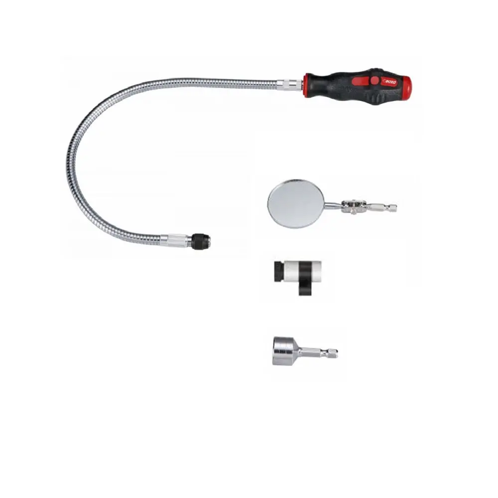 1/4" Dr. Hex Flexible Quick-Release Bit Driver 500Mm W/Red & Black Handle 1
