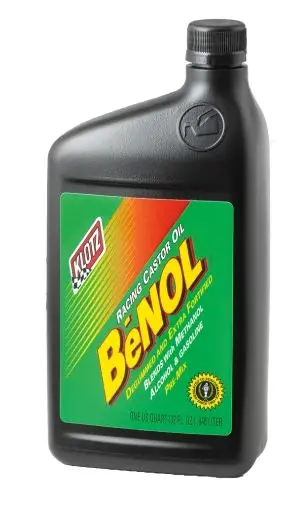 Klotz Benol Racing 2-Stroke Pre-Mix Castor Oil 1 Quart Bc-172 1
