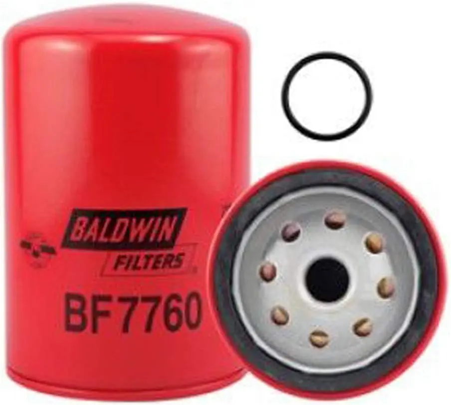Wire Mesh Fuel Spin-On Filter, 1-14 Thread | Bf7760 Baldwin 1