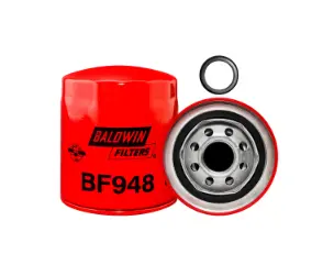 Fuel Spin-On Filter, 1-14 Thread | Bf948 Baldwin 1