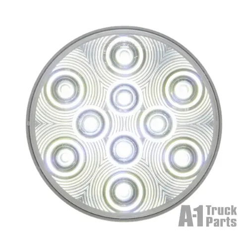 4" Round 10-Led White Utility Light, Pl-3 2-Pin Connection Type, 12V | Optronics Bul43cbp 1