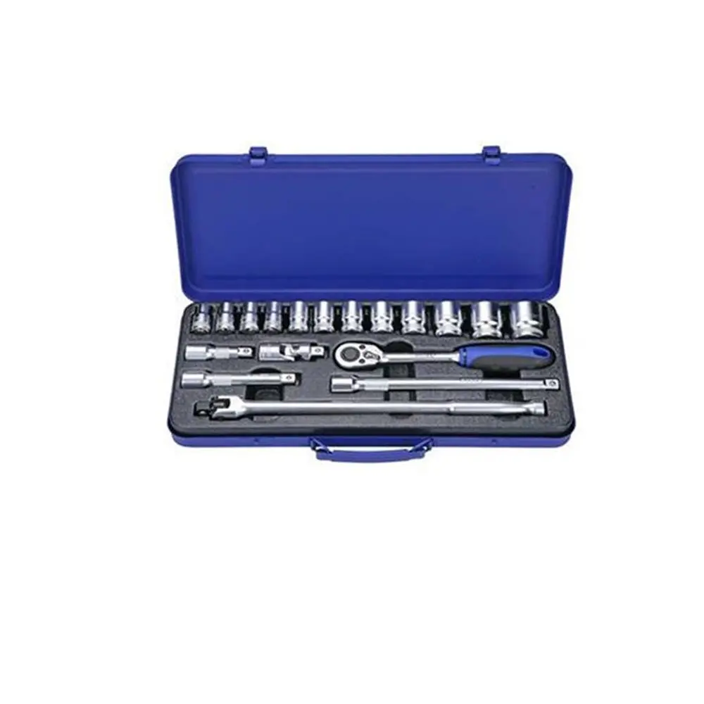 18 Pcs 1/2" Dr. 6Pt Socket Set 1