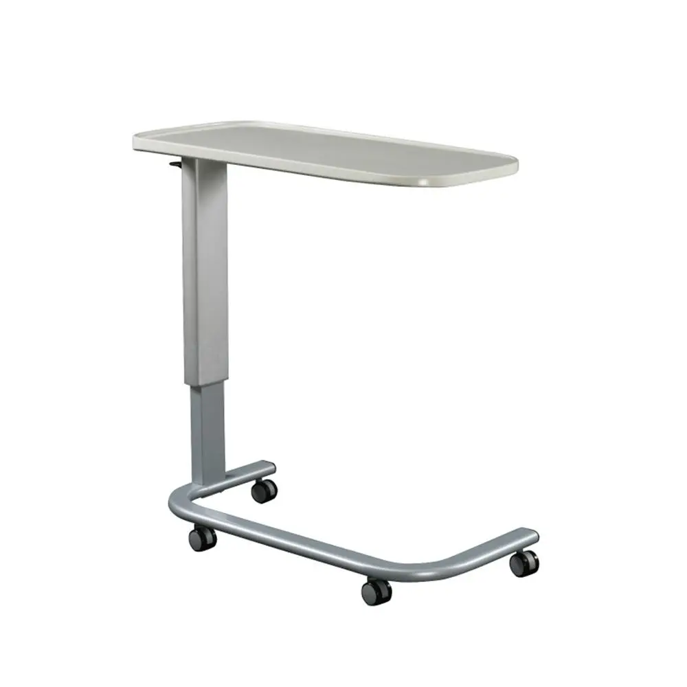 Overbed Table On Castors (Grey-White) 1