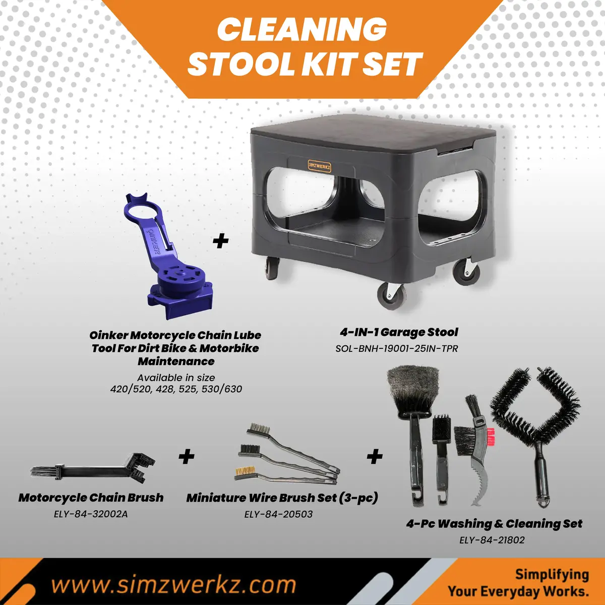 Cleaning Stool Kit Set 1