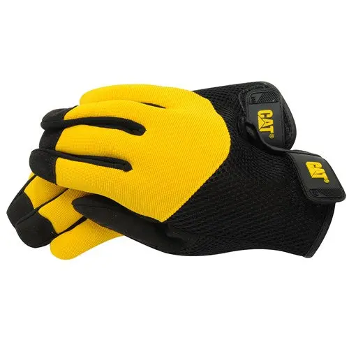Caterpillar Padded Palm Utility Gloves With Mesh Back Adjustable Wrist, Xx-Large | Cat0122152x Caterpillar 1