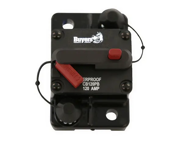 120 Amp Circuit Breaker With Manual Push-To-Trip Reset | Buyers Products Cb120pb 1