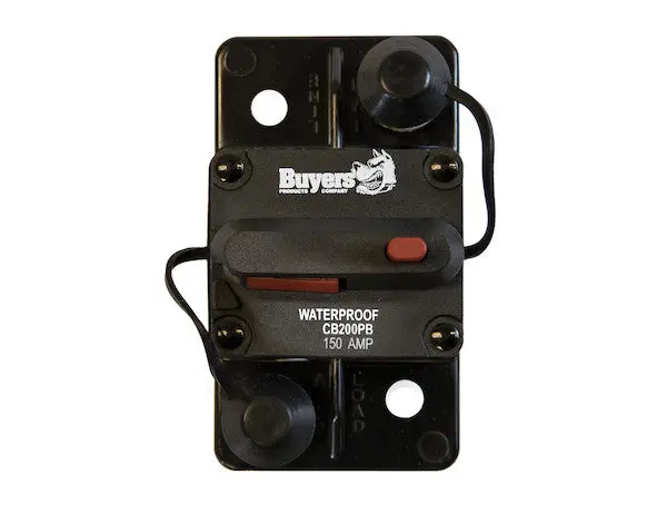 150 Amp Circuit Breaker With Manual Push-To-Trip Reset With Large Frame | Buyers Products Cb151pb 1