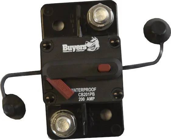 200 Amp Circuit Breaker With Manual Push-To-Trip Reset With Large Frame | Buyers Products Cb201pb 1